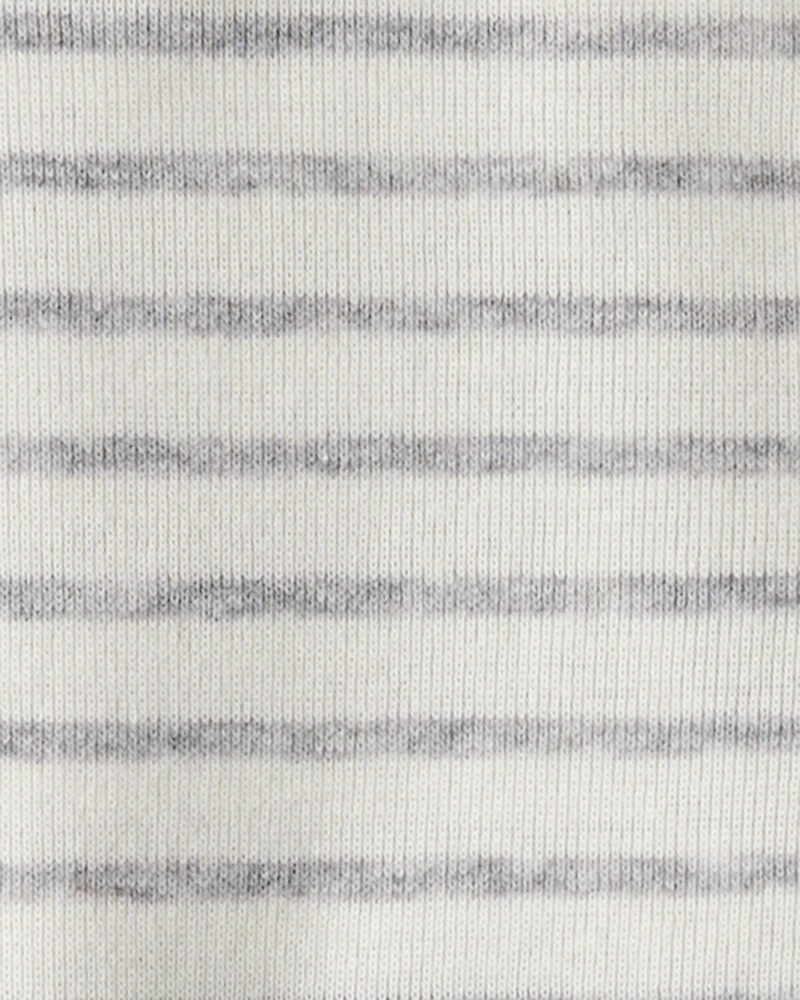 Baby Boy 5-Pack Hippo Multipack Bodysuits - Brown/Blue/White