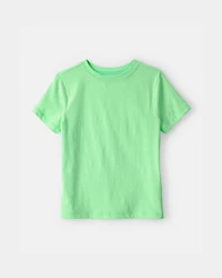 Kids Solid T-Shirt - Green