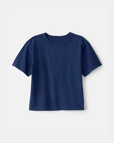 Boys Short-Sleeve T-Shirt - Navy