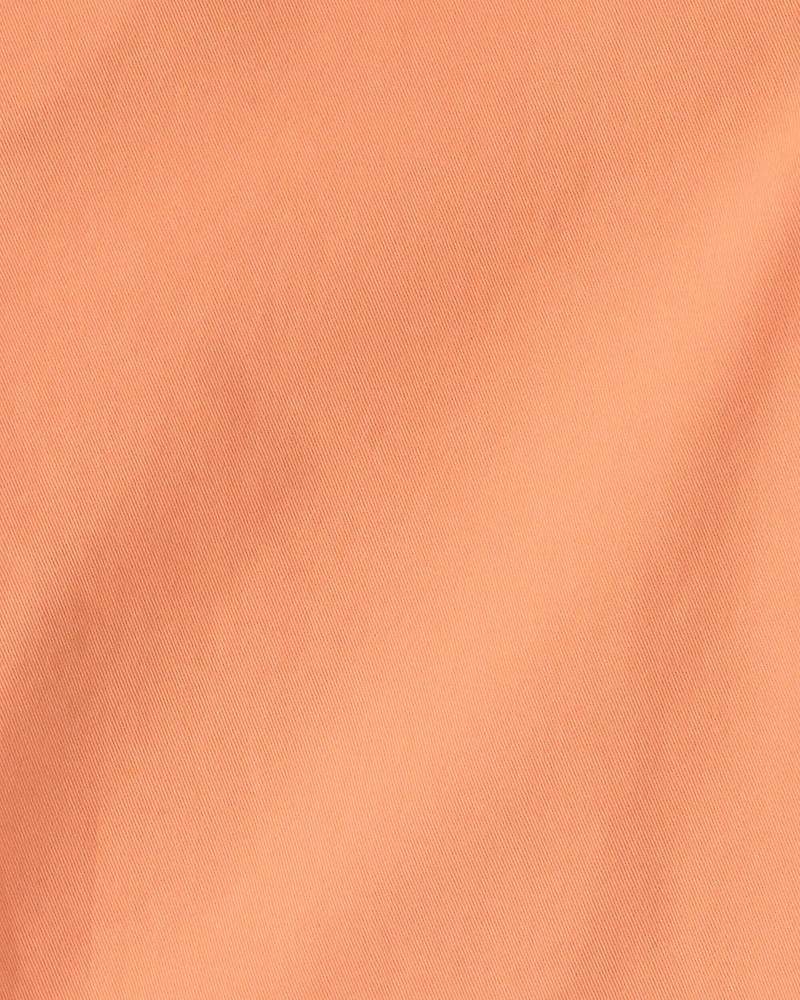 Boys Twill Flat-Front Shorts