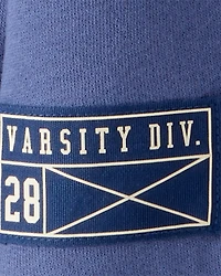 Boys Color-Block Pullover Sweatshirt - Blue