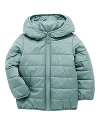 Baby Packable Hooded Puffer Jacket - Green
