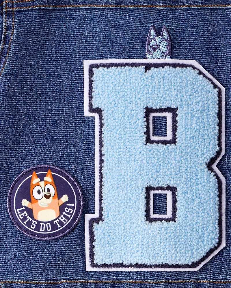 Baby Bluey Denim Jacket - Medium Wash