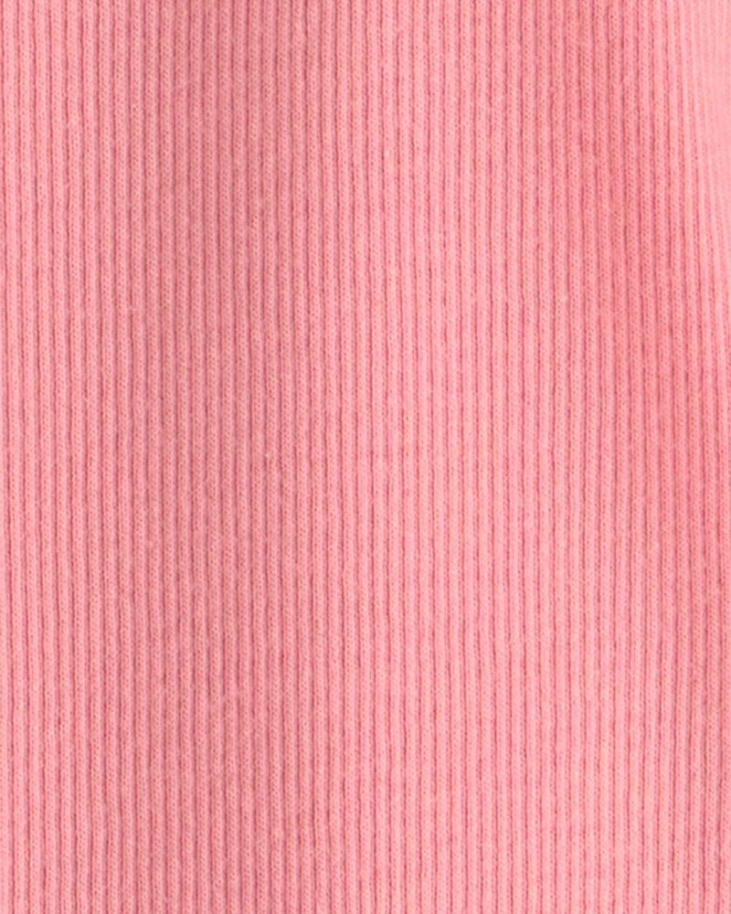 Toddler Girl 2-Pack Organic Cotton Ribbed Tees