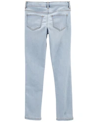 Kid Blue Ice Wash Slim Fit Skinny-Leg Jeans