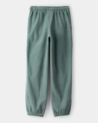 Boys Fleece Joggers - Green