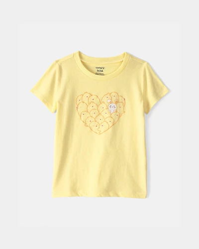 Toddler Girl Easter Chick Graphic Tee - Yellow