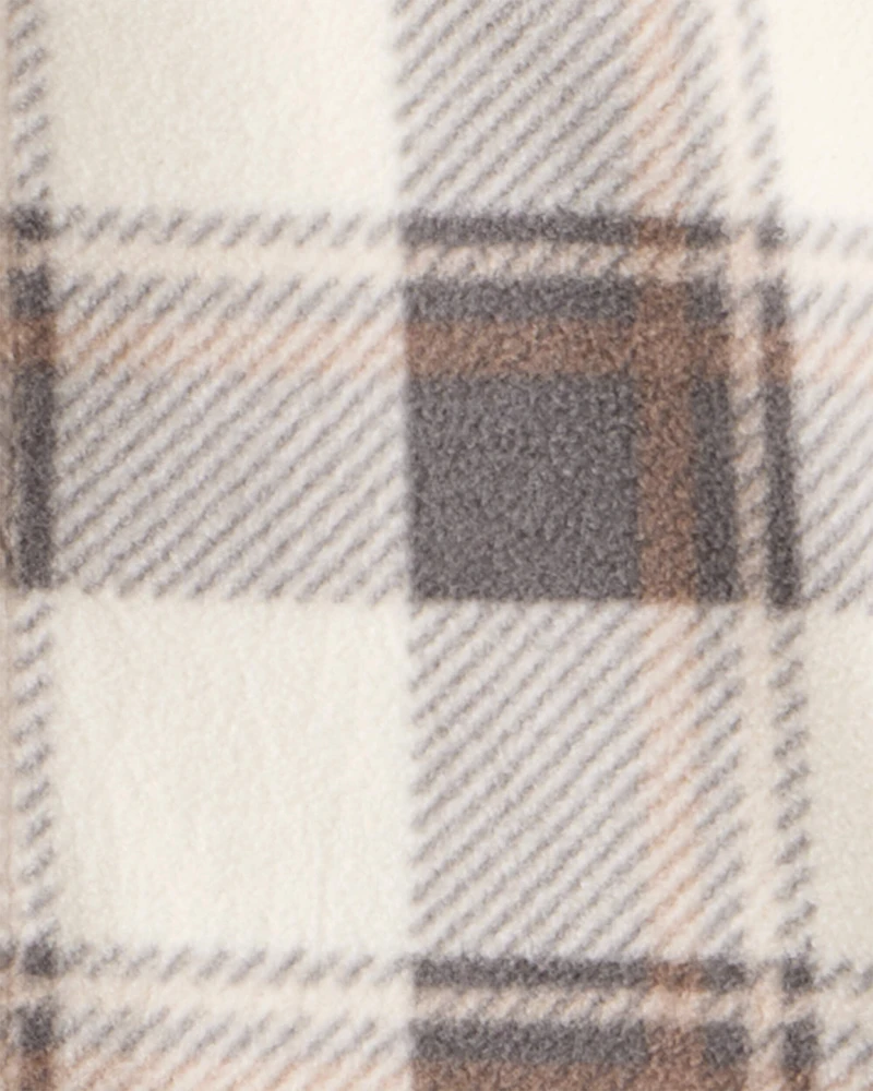 Baby Boy Plaid Long-Sleeve Tee & Pant Set