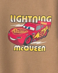 Toddler Boy 2-Piece Lightning McQueen Long-Sleeve Top & Pant Set - Brown