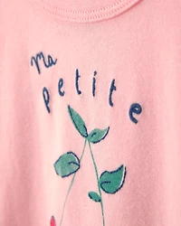 Toddler Girl Cherry Top - Pink