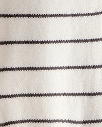 Baby Boy Striped Cotton Long-Sleeve Jumpsuit