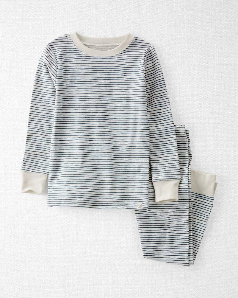 Toddler Organic Cotton Pajamas Set in Stripes
