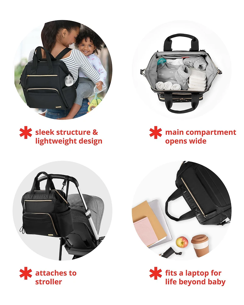 Mainframe Wide Open Backpack Diaper Bag