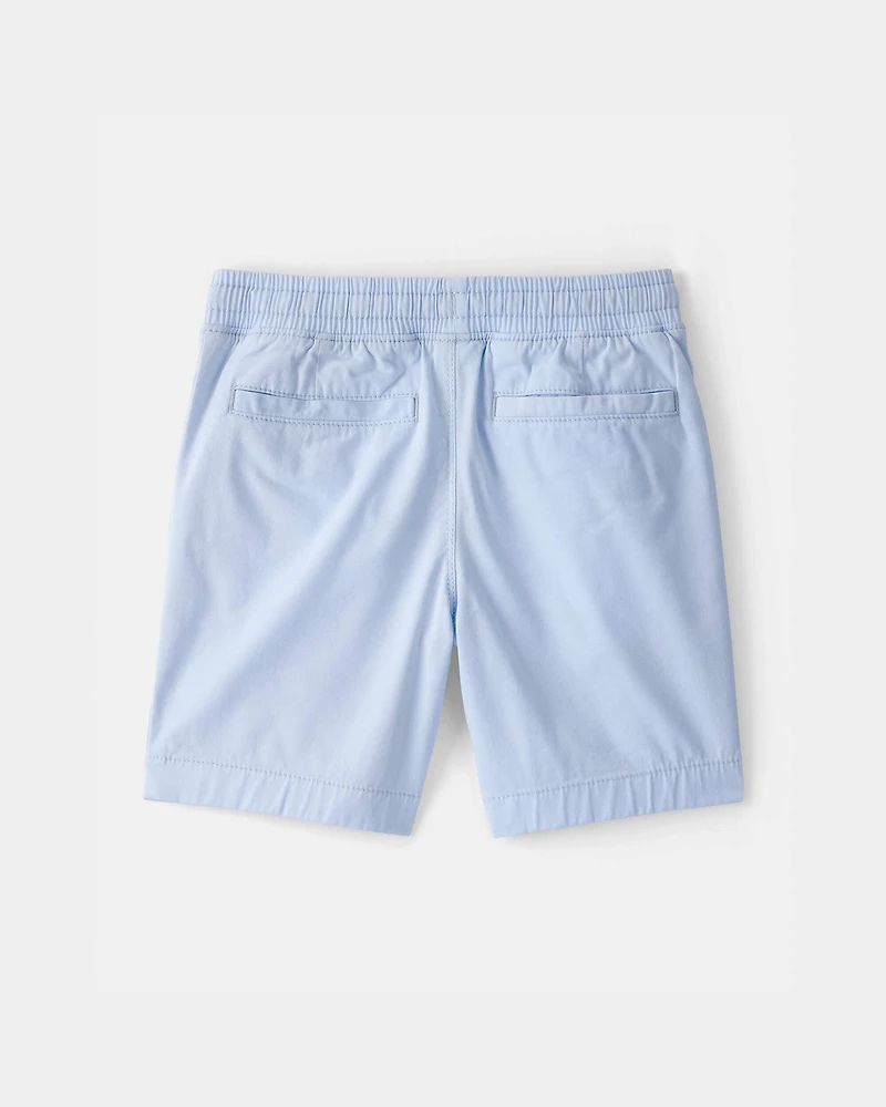 Boys 2-Piece Button-Down Shirt & Short Set - Blue