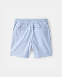 Boys 2-Piece Button-Down Shirt & Short Set - Blue