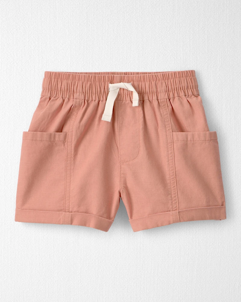 Toddler Boy 2-Piece Top & Short Set Made with Organic Cotton in Citrus Summer Print
