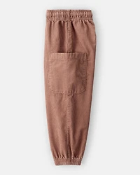 Baby Boy Corduroy Joggers - Brown