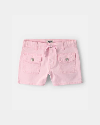 Girls Utility Shorts - Pink