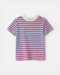 Kids Striped Tee - Red/White/Blue