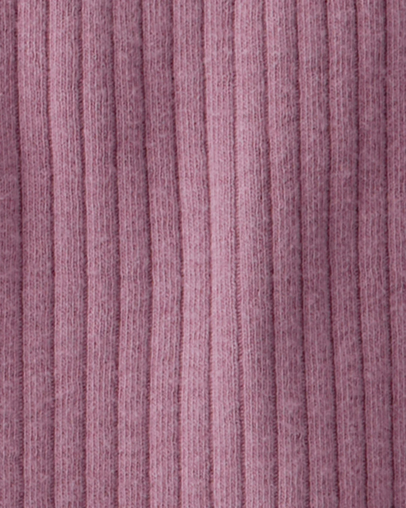 Baby Girl 2-Pack Organic Cotton Rib Leggings