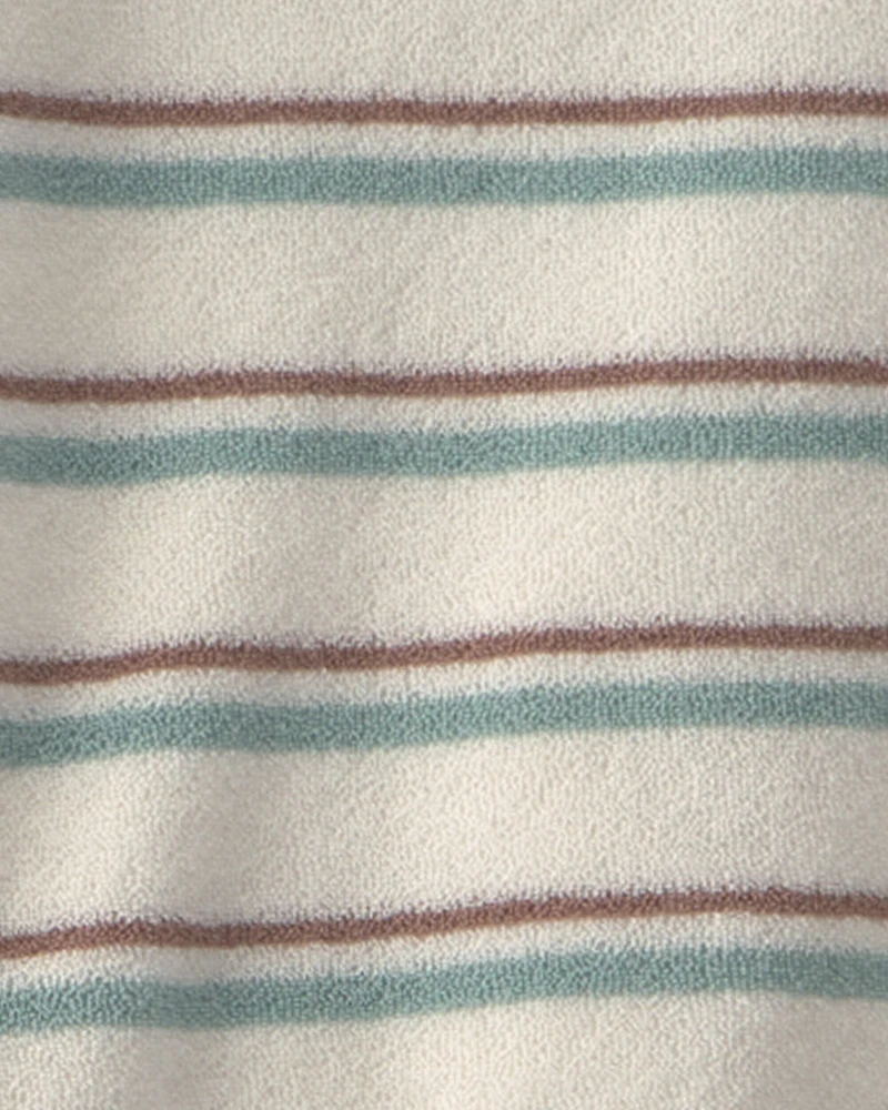 Toddler 2-Piece Terry Top & Short Set Made with Organic Cotton in Stripes