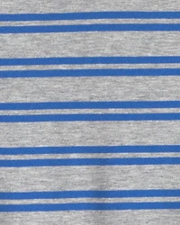 Toddler Boy Striped Long-Sleeve Tee - Grey/Blue