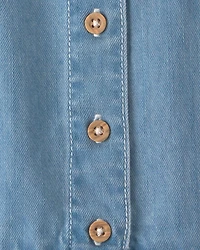 Baby Girl Chambray Tank Top