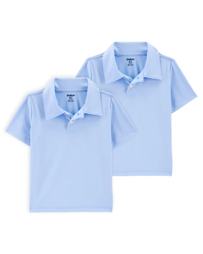 Toddler -Pack Active Uniform Polo Shirts in Moisture Wicking BeCool™ Fabric