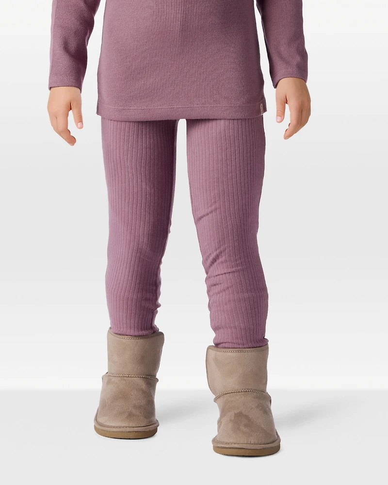 Toddler 2-Pack Organic Cotton Rib Leggings