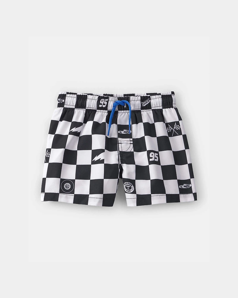 Toddler Boy 2-Piece ©Disney/Pixar Cars Rashguard & Swim Trunk Set - Blue