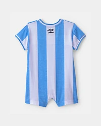 Baby Umbro Argentina Romper - Light Blue/White