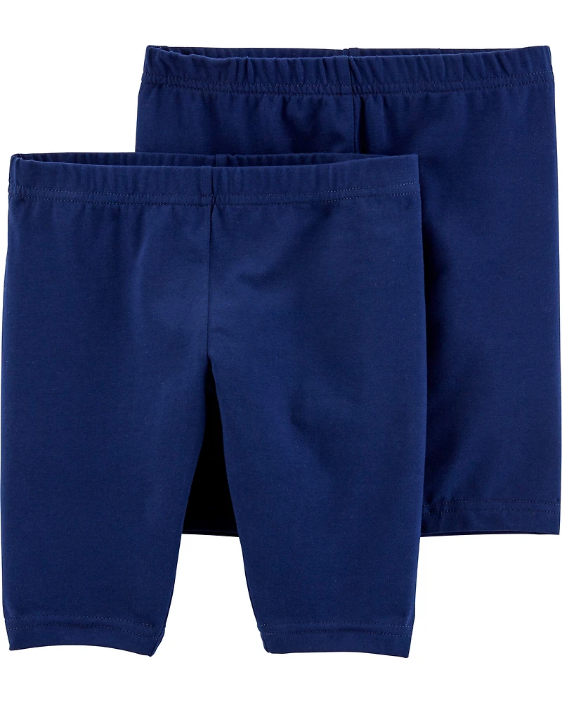 Girls 2-Pack Bike Shorts