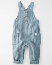 Baby Boy Organic Cotton Gauze Overall