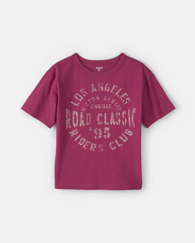 Boys 'Los Angeles' Graphic Tee - Red