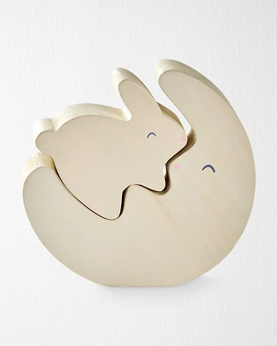 Little Planet Bunny Wooden Puzzle
