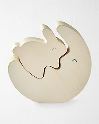 Little Planet Bunny Wooden Puzzle