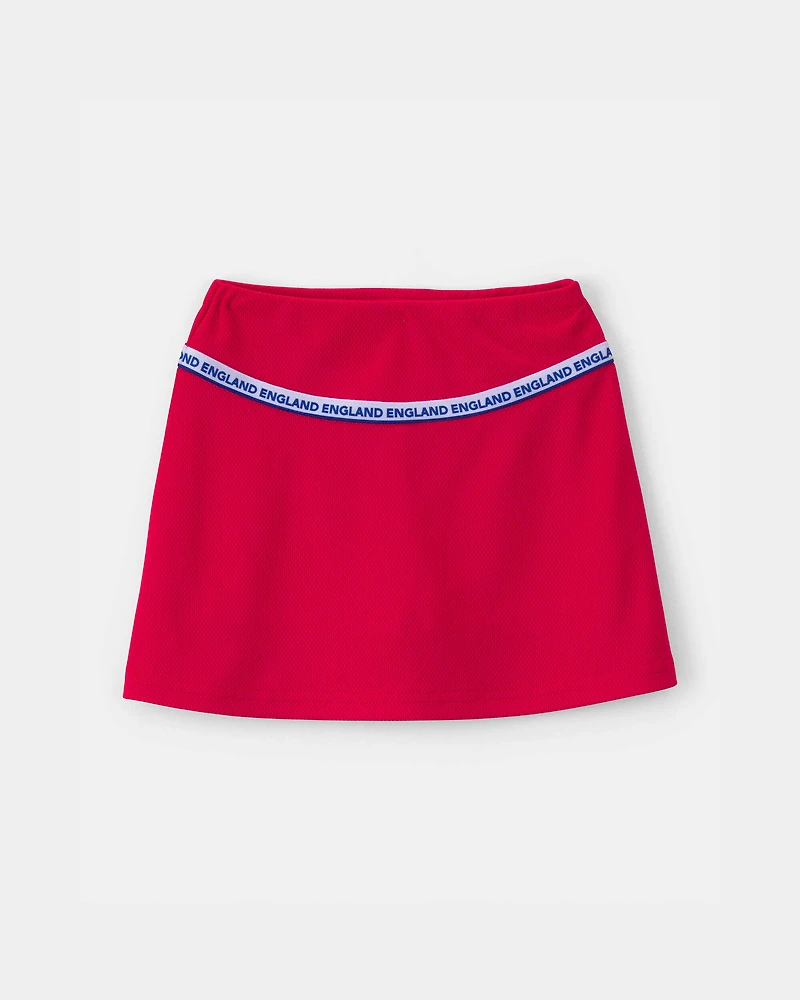 Toddler Girl Umbro England Active Skort - Red