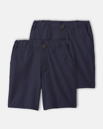 Boys -Pack Uniform Active Pull-On Shorts