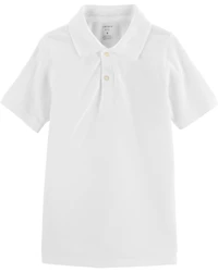 Kid Piqué Uniform Polo