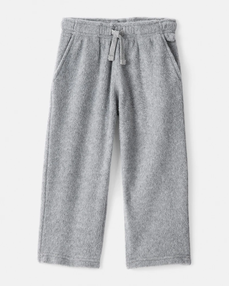 Toddler Boy Fleece Pants - Grey