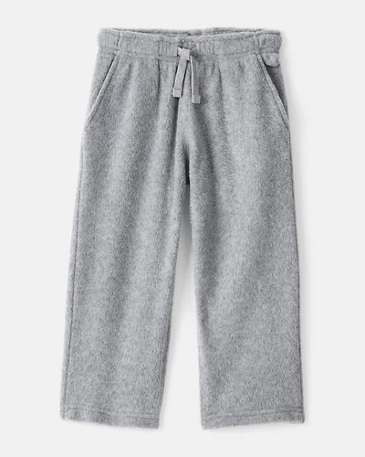 Toddler Boy Fleece Pants - Grey