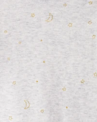 Baby Girl 4-Pack Unicorn, Heart, Star Print Long-Sleeve Multipack Bodysuits - Multi