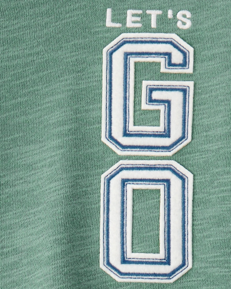 Toddler 2-Piece French Terry Sweatshirt & Pull-On Jogger Set - Green