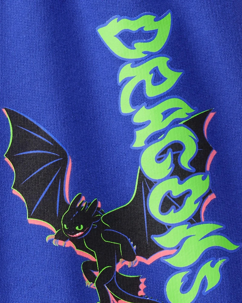 Toddler Boy How To Train Your Dragon Outfit Set - Blue