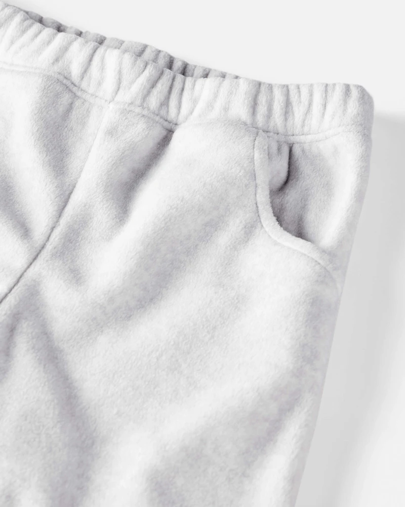 Toddler 2-Piece Recycled Microfleece Set - Grey