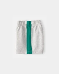 Baby Boy 2-Piece Pickleball Top & Short Set - Grey