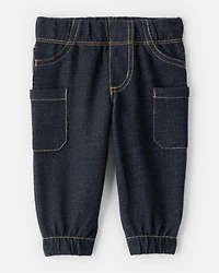 Baby Boy 3-Piece Fair Isle Sherpa Vest Outfit Set - Khaki