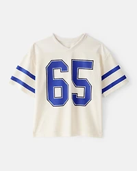 Boys Short-Sleeve Mesh Jersey - White