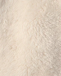 Baby Bear Teddy Fleece Zip-Up Hoodie - Cream