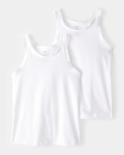 Kid 2-Pack Cotton Cami Tanks